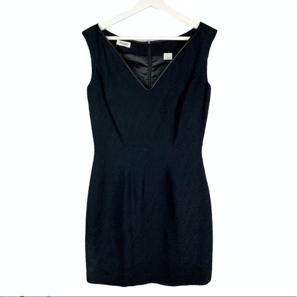 3for$30🛍 Tahari Silk Sleeveless V-Neck Fitted Mini Dress 4 - Picture 1 of 9